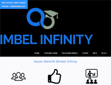 Tablet Screenshot of bimbelinfinity.com